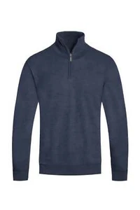 Mens Knit Quarter Zip Sweater - Picture 1 of 9