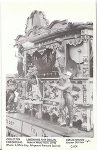 Postal del recinto ferial - órgano de feria de limonaire - Woburn Abbey Rally c1950 - U758 - Imagen 1 de 1