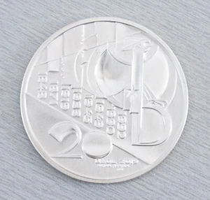 Muestra de artista de plata 20 € de 2019 Victor Huster Constitución de Weimar 8 de 250 - Imagen 1 de 4