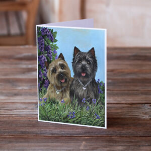 Cairn Terrier Donation Greeting Cards and Envelopes Pack of 8 PPP3049GCA7P