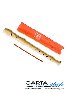 HOHNER BASSFLÖTE ZWEITEILIG AUFKLAPPBAR ORANGE TASCHE 9508 SOPRAN FÜR SCHULE - Bild 1 von 1