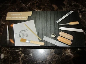 Jofamy Hand Bookbinding Tools Kit Awl Binding Thread Needle Brush Clips - Picture 1 of 4