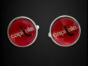 Gemelli Hockey Card, Washington Capitals gioielli da sposa gemelli gemelli - Foto 1 di 5