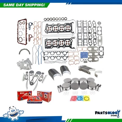 DNJ EK4143EM Master Engine Rebuild Kit For 01-02 Lincoln Continental 4.6L DOHC - Image 1 of 4