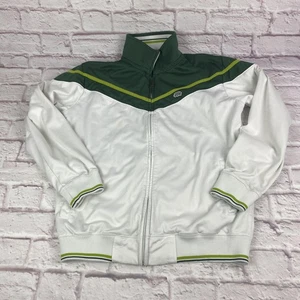 Ecko Unltd Jacke Herren Large grün weiß durchgehender Reißverschluss Track Hip Hop Nashorn Logo - Bild 1 von 16
