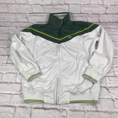 Ecko Unltd Jacket Mens Large Green White Full Zip Track Hip Hop Rhino Logo - Image 1 of 4