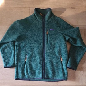 Patagonia Retro Pile Zip Jacket Mens Large Conifer Green - Picture 1 of 8
