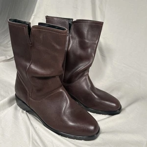 La Canadienne Booties , Sz US W 8, Brown leather - Picture 1 of 9