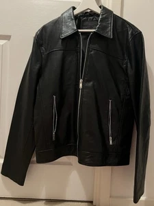 Men Leather Jacket - Picture 1 of 12