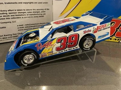 Ryan Newman ADC #39 JASPE Suciedad Modelo Tardío Diecast Escala 1/24 ¡Raro! Foto 1 de 4