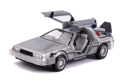 Ritorno Al Futuro II Delorean Time Macchina 1/24 Metallo Hollywood Rughe 314685 - Immagine 1 di 4