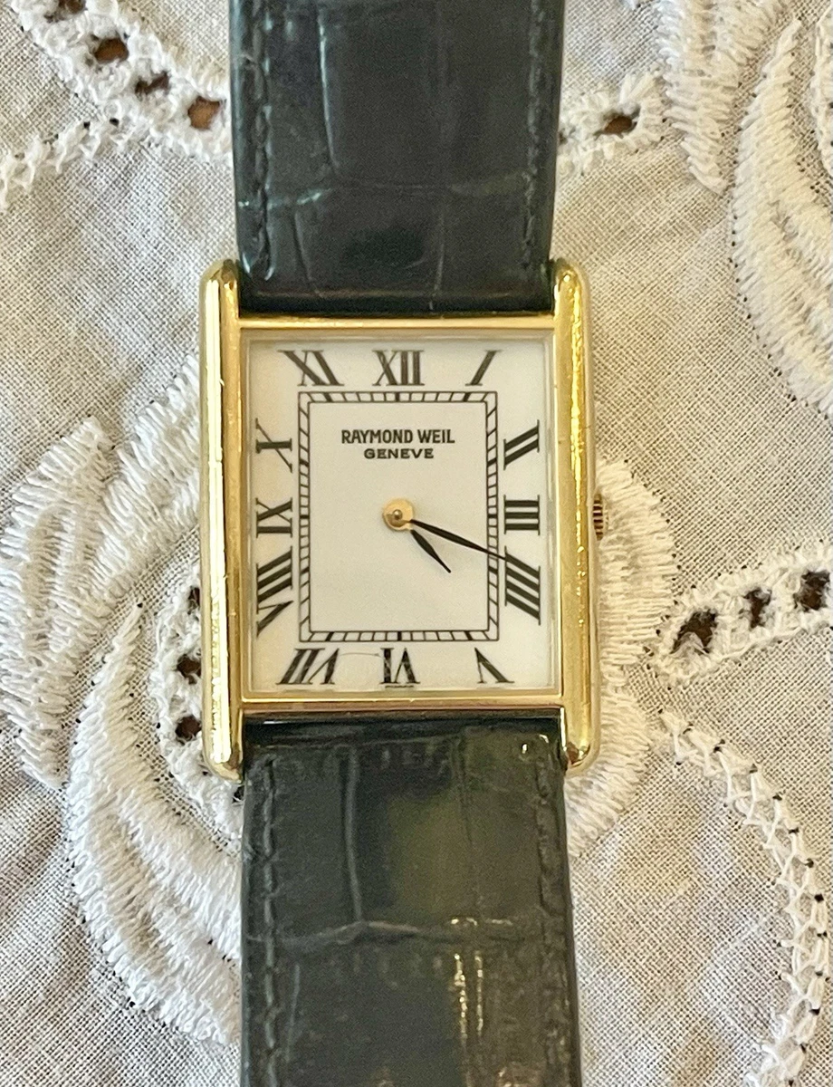 Gold Plated Case RAYMOND WEIL Leather Wristwatches | eBay