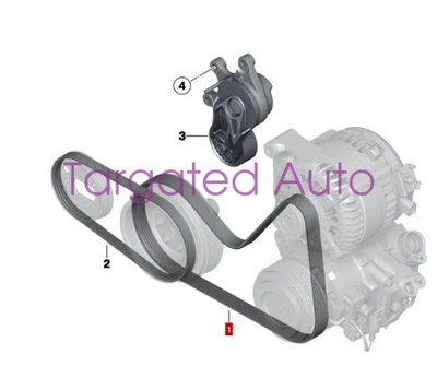 6PK1003 2012-2016 For BMW 320i 428i 528i X1 X3 X4 Z4 2.0 GATES OEM Ribbed V-Belt — 第 1/4 张图片