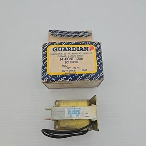 Guardian Electric 14-C-120A Solenoid, Continuous Duty Cycle, 120V Coil, 60Hz NOS - Picture 1 of 2