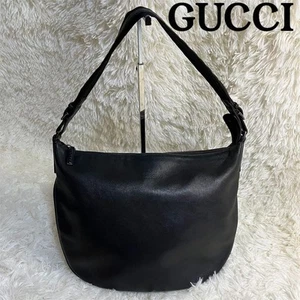 GUCCI Handbag Black One Shoulder All Leather Leather - Picture 1 of 12