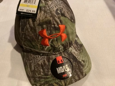 Gorra Under Armour Hombre CAMO/Marrón M/L 1231263 940 Roble Mussy Nueva Foto 1 de 2