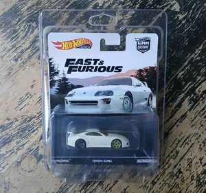 Hot Wheels Custom Fast & Furious White 1995 Toyota Supra MK4 Brian's Tribute - Picture 1 of 16