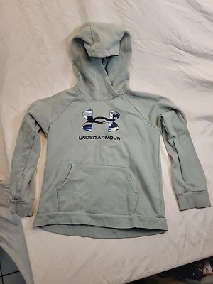 Толстовка с капюшоном для девочек Under Armour молодежная XL бирюзовая - Изображение 1 из 4