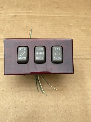 ✅⭐️ 01-04 LEXUS LS430 PANEL DE INSTRUMENTOS BISEL MADERA GRANO SUSPENSIÓN NEUMÁTICA INTERRUPTORES ECT Foto 1 de 3