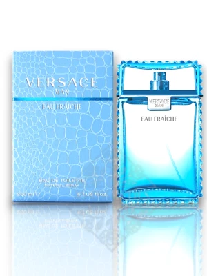 Versace Eau Fraiche Eau De Toilette 200 ml / 6,7 OZ Spray Hombres Nuevo en caja Foto 1 de 2