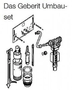 Geberit Service Conversion Set (Water Saving Set) 240.835.00.1 - Picture 1 of 1