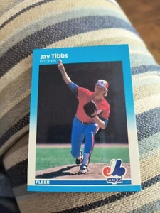 JAY TIBBS 1987 FLEER GLOSSY #333 FREE SHIPPING - Picture 1 of 2