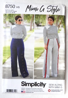 Simplicity 8750 sewing pattern  Knit Tops & Wide Leg Pants Sz US 6 - 14 NEW - Image 1 of 2
