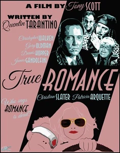 True Romance Pop Art Movie Poster Signed Ltd. Ed. Druck von John Lathrop - Bild 1 von 8