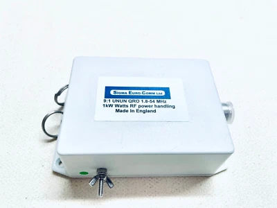 9:1 UNUN 1kW 1.8-54MHz for Long Wire Antennas Ham Radio - Image 1 of 4
