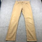 Eddie Bauer jeans hommes 36x36 beige lavage poches droites pantalon décontracté