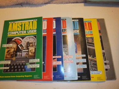 Amstrad Computer User - 7 issues from 1987 - retro computing - Image 1 of 4