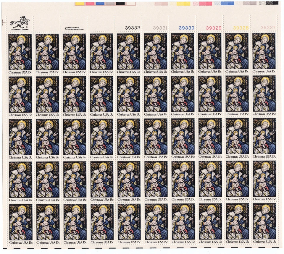 Scott #1842 Madonna Sheet of 50 Stamps - MNH - Image 1 of 1