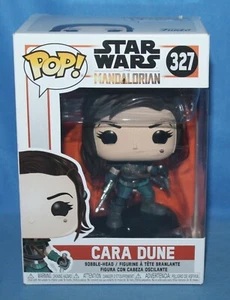 Funko Pop Star Wars The Mandalorian Cara Dune Bobble Head Vinyl Figurine #327 - Picture 1 of 2