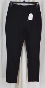 Lisa Rinna Collection Women's High Waist Knit Cropped Pant Black Size 2XS - Picture 1 of 3