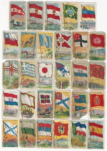 American Tobacco Co. T59, 29 Diff. 'Sweet Caporal' Backs, "Flags of All Nations"
