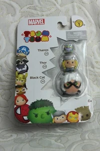 New Tsum Tsum Series 1 Thanos 143, Thor 123 & Black Cat 151, - Picture 1 of 2