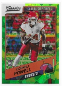 Clásicos RC 2021 Cornell Powell # 17/25 Green Cracked Ice Crystals Chiefs - Imagen 1 de 2