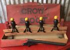 Antique Toy Target Game / CROW SHOOT / Complete with Daisy Cork Gun