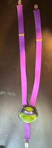 Teenage Mutant Ninja Turtles Donatello KIDS Suspenders Squeaky - Vintage 80s/90s - Picture 1 of 4