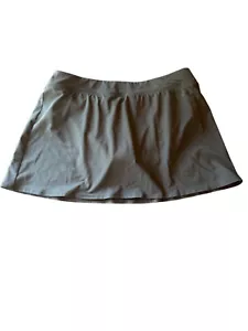 Lands End Damen schwarz Schwimmrock mit integriertem Slip Größe 12 Nylon & Elasthan - Bild 1 von 4