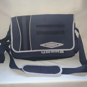 Umbro Messenger Bag Blue & White Messenger Bag - New - Picture 1 of 7