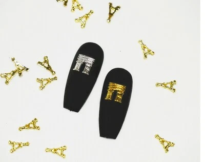 5 piezas Torre Eiffel Arco de Triunfo Remache Metálico Tachuelas de Uñas Decoración de Metal  Foto 1 de 4