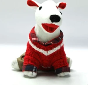 Target Bullseye Strickpullover V-Ausschnitt & karierter Hund Plüsch Edition 1 3078/4000 2011 - Bild 1 von 5