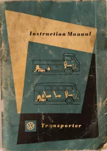 VW Bus Transporter 1961 Owner's Manual, Fahrerhandbuch Uso Manutenzione Original - Bild 1 von 3