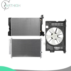 Single Cooling Fan and Radiator Condenser Kit For 2014-2015 Toyota Corolla 1.8L - Bild 1 von 23