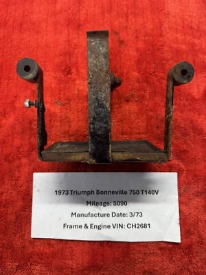 Triumph Bonneville 750 T140V T140E T140 V Bonneville TR7V 1973 caja de batería Foto 1 de 3