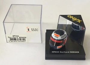 Onyx 1/12 Helmet HF034 Gerhard Berger Collectibles For Cast Formula 1 Model - Picture 1 of 7