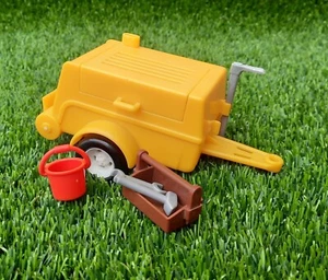 Playmobil Zubehör Baustelle - 1 gelber Kompressor mit Werkzeug  - Bild 1 von 10