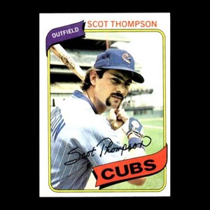 Scot Thompson 1980 Topps Chicago Cubs #574 R312G 34