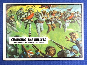 1962 Topps Civil War News - #30 "Charging the Bullets -" -VG/Ex Condition - Picture 1 of 6
